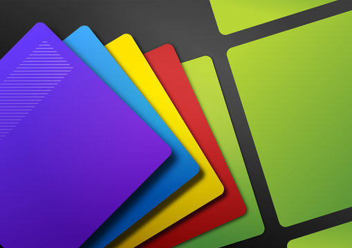 vector background "cards"