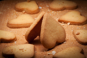 Heart biscuits