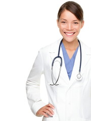 Medical doctor: Young multiracial woman