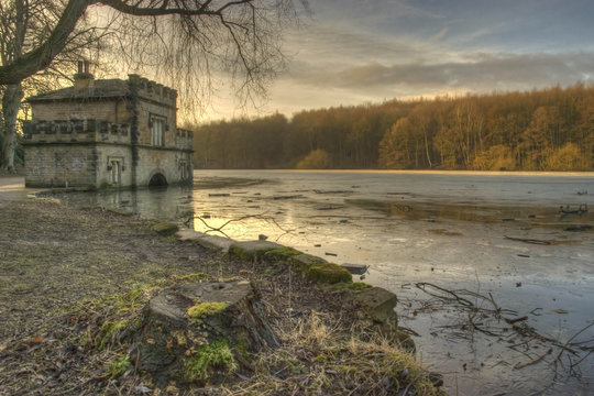 Boathouse At Dawn