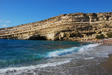 Strandabschnitt Matala