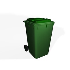 Mülltonne grün