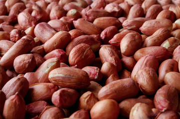 Peanut red background