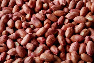 Peanut red background