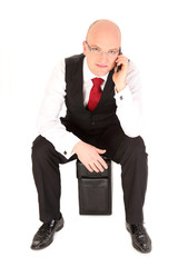 Geschäftsmann & Koffer