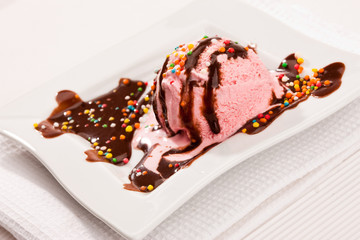 strawberry ice-cream