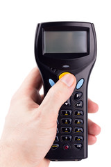 Electronic manual scanner of bar codes
