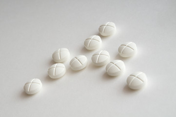 Wei&szlig;e Tabletten
