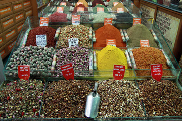 Spice Bazaar in istanbul, Turkey.