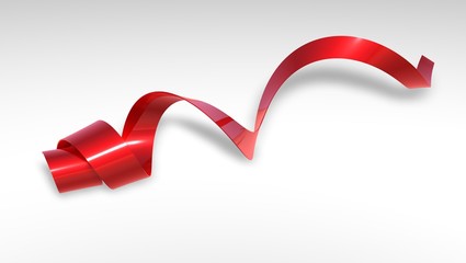 image d'un ruban de cadeau Rouge