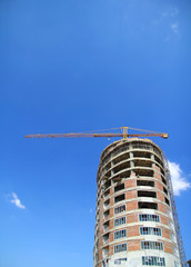 Fototapeta premium building under construction in perspective