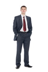 Handsome young businessman