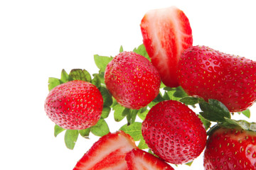 fresh raw strawberry
