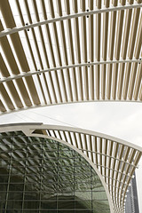 Architectural Ceiling Structure Perspective