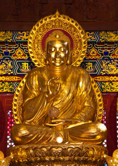 Obraz premium buddha statue in Wat-Leng-Noei-Yi2 at Bang-Bua-Thong, Nonthaburi