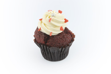 cup cake with heart