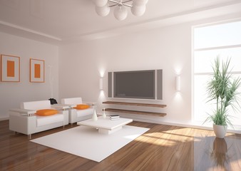 white interior concept