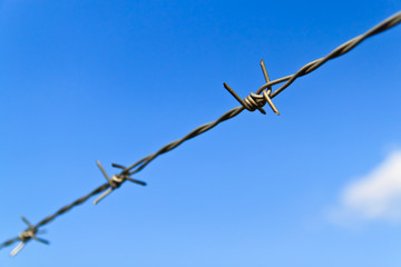 barbed wire