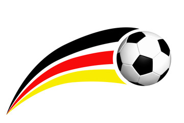 Obraz premium Fußball als Logo