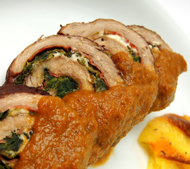 kalbsroulade mit kartoffelgratin #5