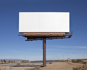 Large Blank Billboard - obrazy, fototapety, plakaty