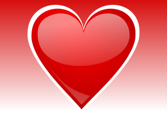 valentines background with red heart