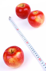 red fresh apple