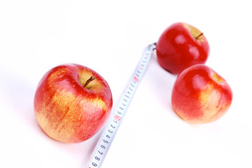 red fresh apple