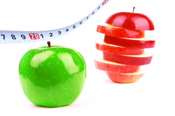 red fresh apple