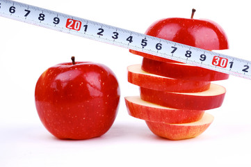 red fresh apple