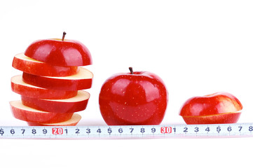 red fresh apple