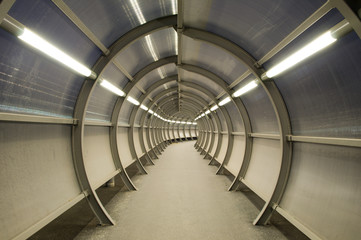 Futuristic tunnel