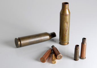 pistol rifle and machine gun cartridge case