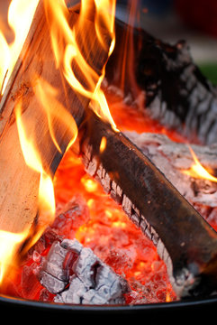 Grillfeuer