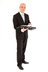 Blick in die Unterlagen