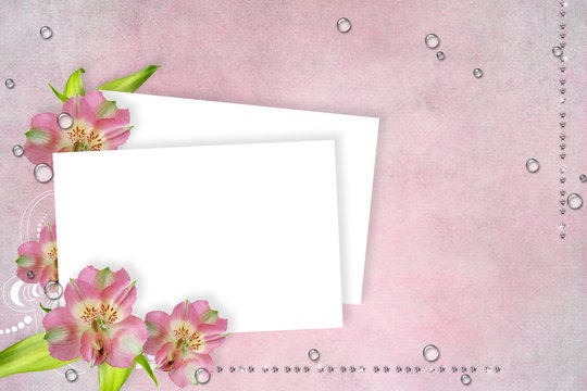 Beautiful Orchid greeting card