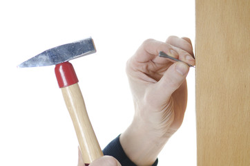 Hammer und Nagel