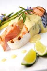 Grilled Salmon Steak