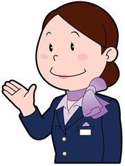 キャビンアテンダント