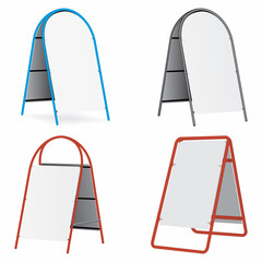 Set of vector billboards