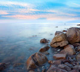 Early morning on sea