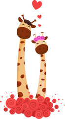 Giraffe Couple