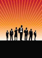 business people background