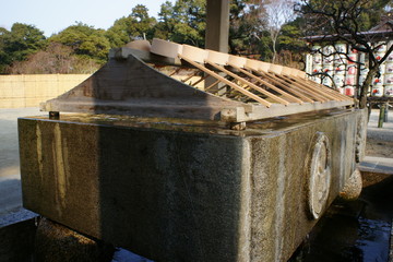 結城神社の手水