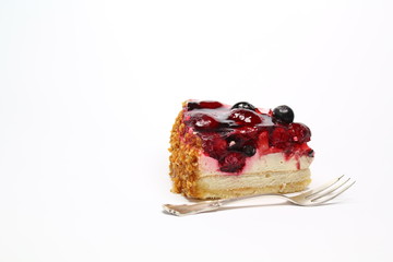 Joghurttorte mit Früchten
