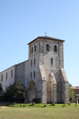 Fototapeta na wymiar Church in St-Pee-sur-Nivelle in South-West-France