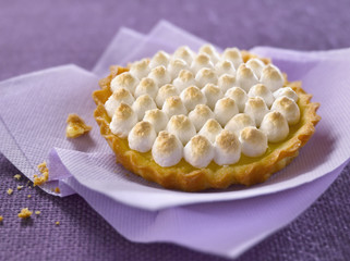 Tartelette au citron meringuée