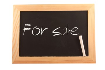 For sale sur ardoise