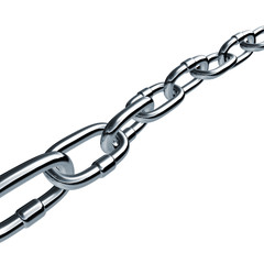 Obraz premium chain link cooperation Connection Pulling symbol business