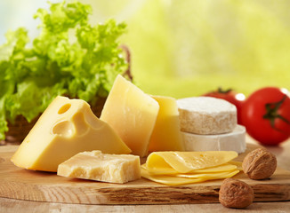 various types of cheese